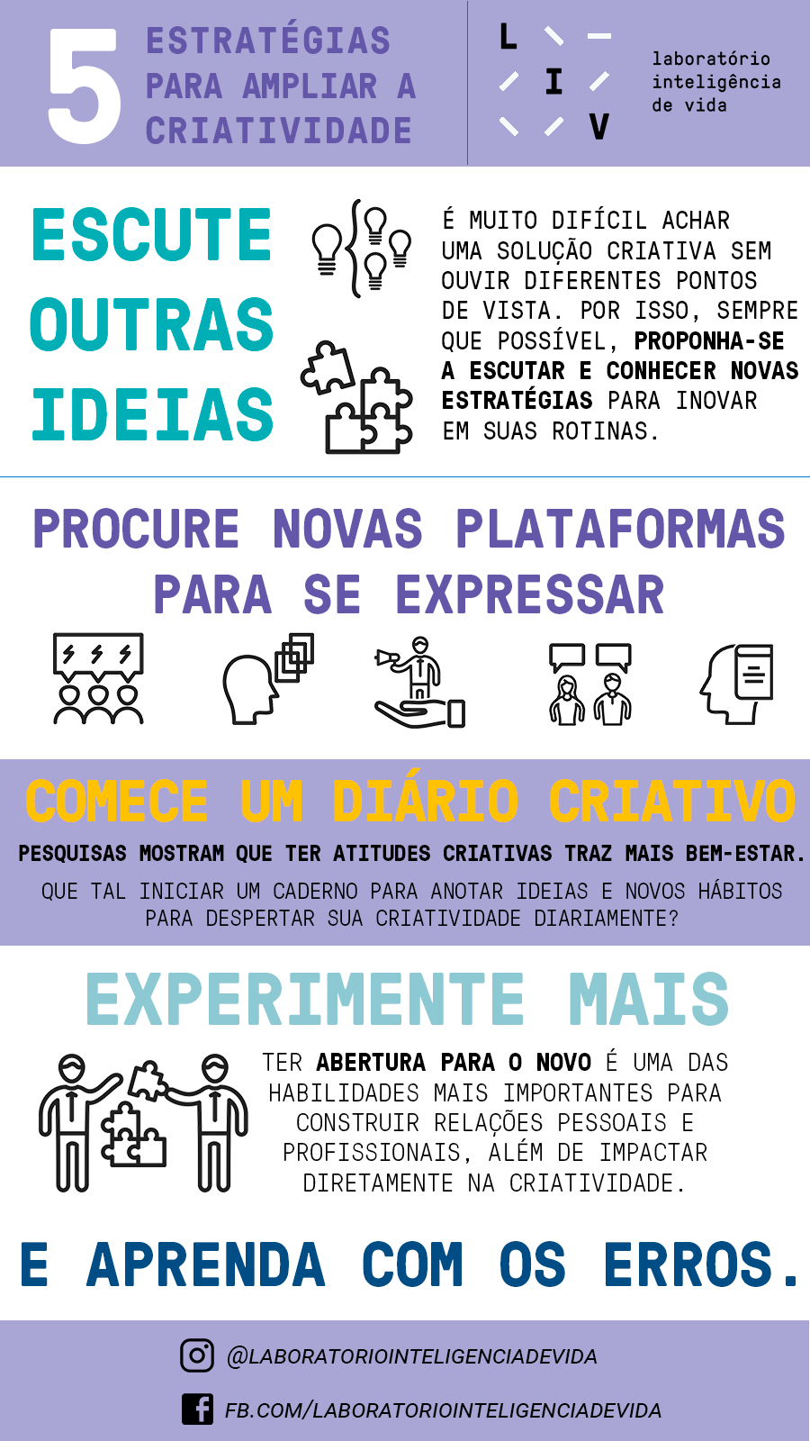 Como investir mais na sua criatividade? Com LIV