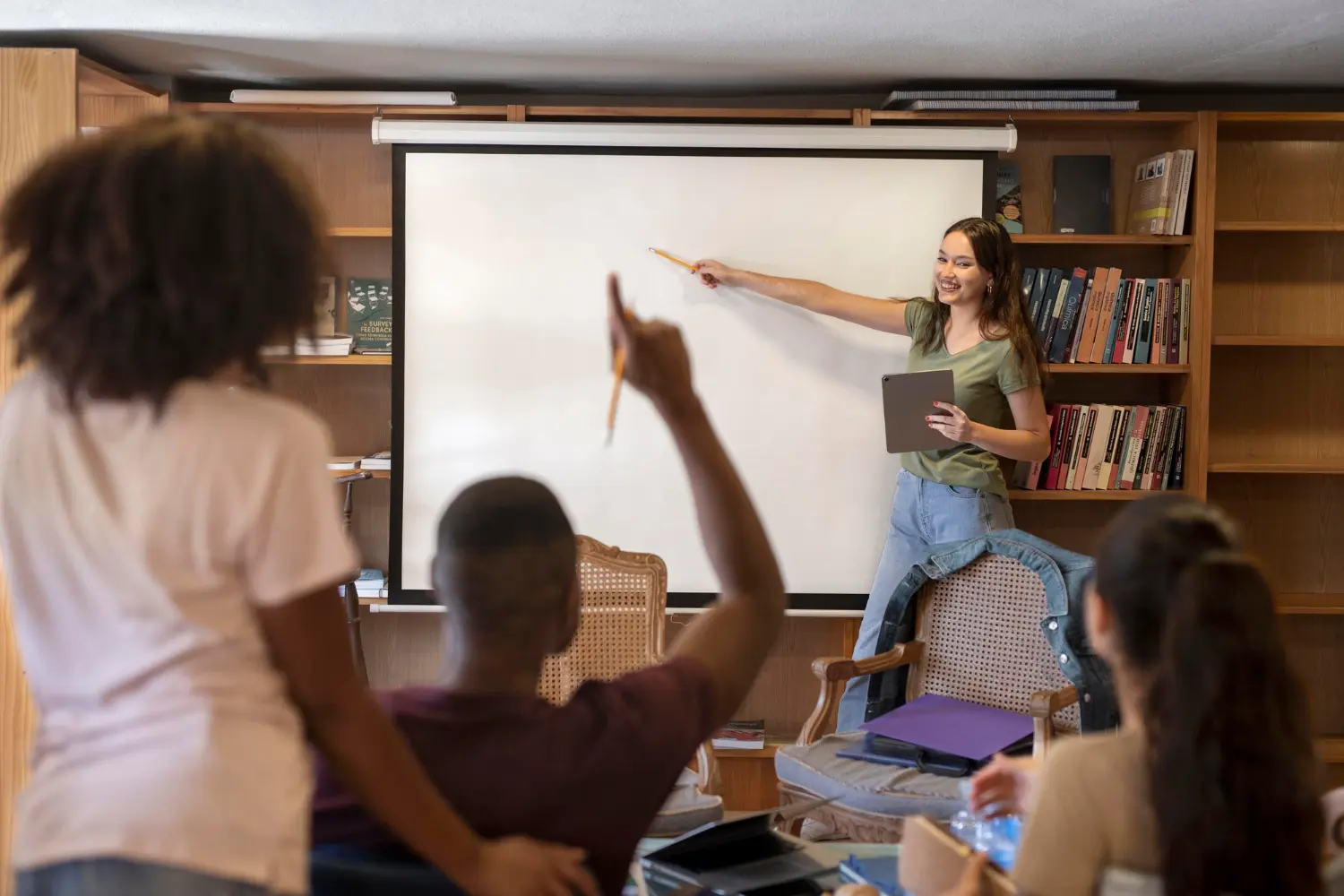 ambiente de aprendizagem descontraído